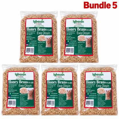 Oloyin Beans by Igbansan Foods, authentic Nigerian honey beans with a naturally creamy texture and mildly sweet flavor, ideal for traditional bean porridge, akara, moi moi, and everyday meals.