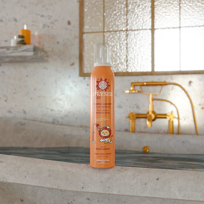 O'LYSEE Kids Peach & Apricot - dušo putos vaikams, 250ml