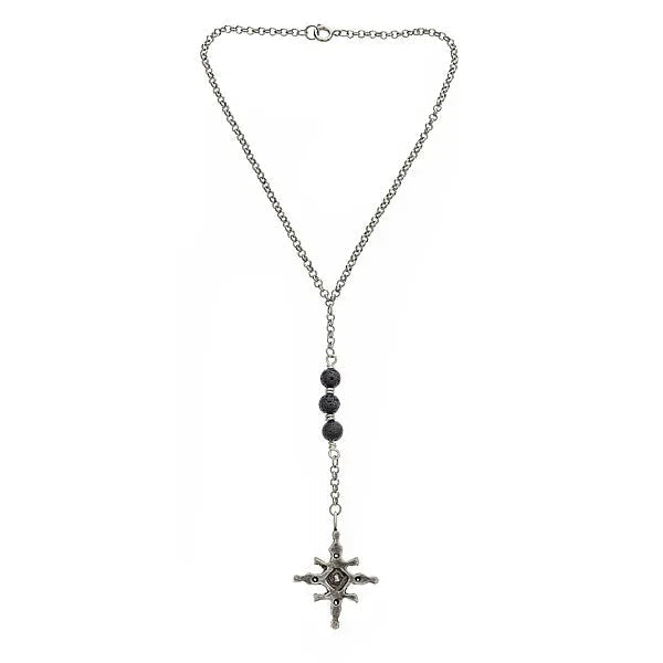Omen Rosary Silver - Yelena Noah Designs