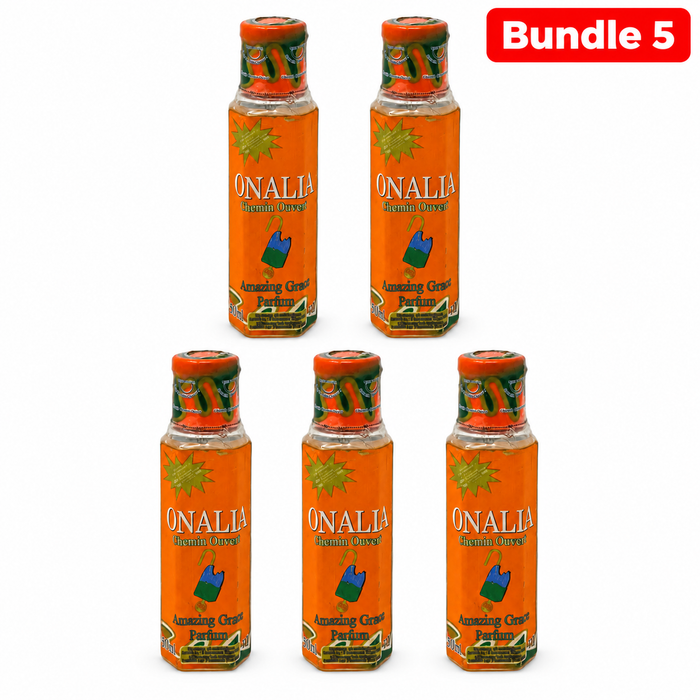 Onalia Amazing Grace Spiritual Perfume, aromatic personal fragrance with a distinctive scent, traditionally used for spiritual practices, everyday wear, and special occasions.