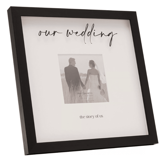 'Our Wedding' Black Photo Frame Accessories