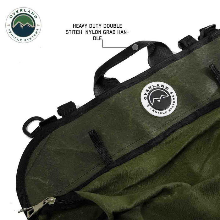 Overland Vehicle Systems Camping Gear Storage Bag #16 Waxed Canvas