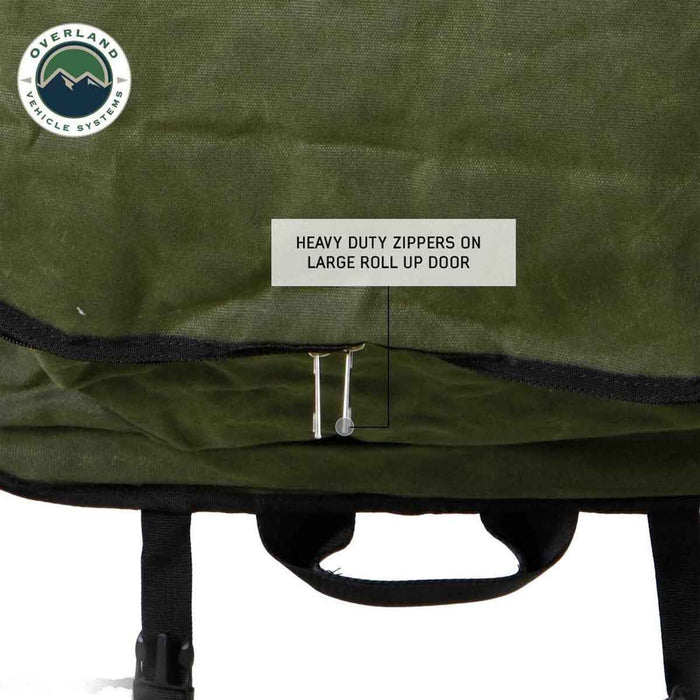 Overland Vehicle Systems Camping Gear Storage Bag #16 Waxed Canvas