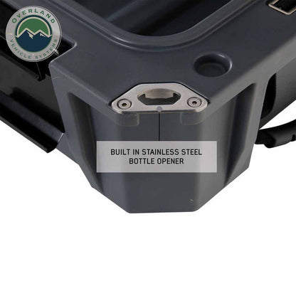 Overland Vehicle Systems D.B.S. Dark Grey 95 QT Dry Box W/Drain & Bottle Opener