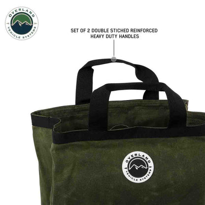 Overland Vehicle Systems Tote Bag #16 Waxed Canvas Storage