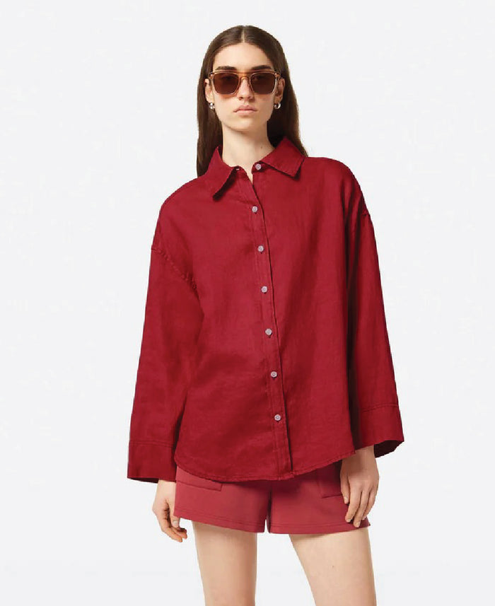 Oversized Linen Shirt