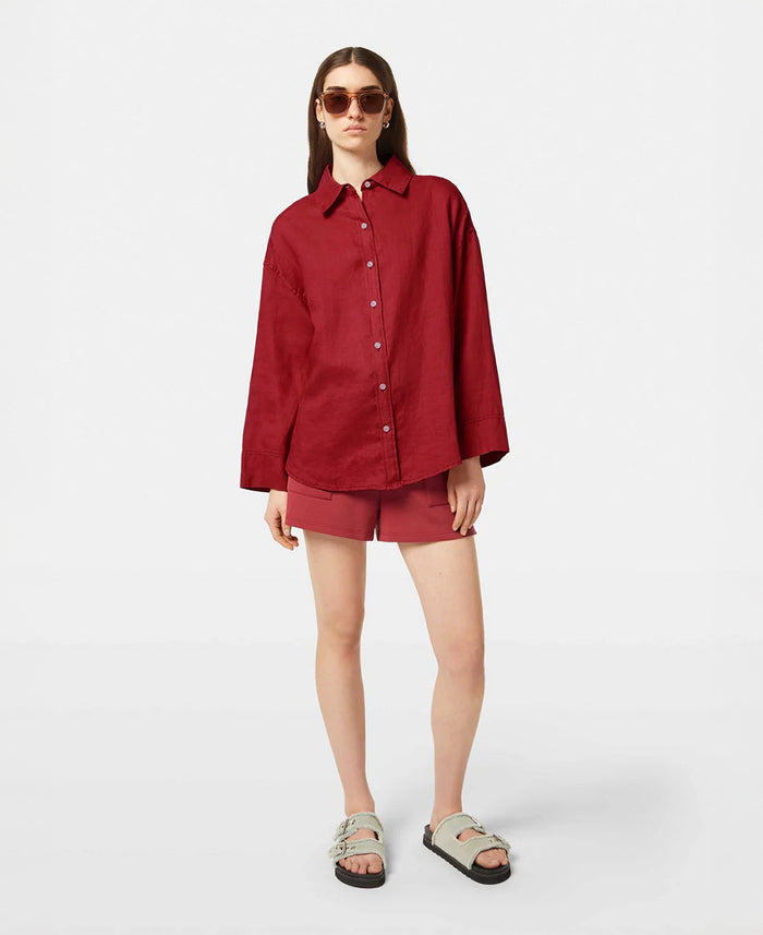 Oversized Linen Shirt