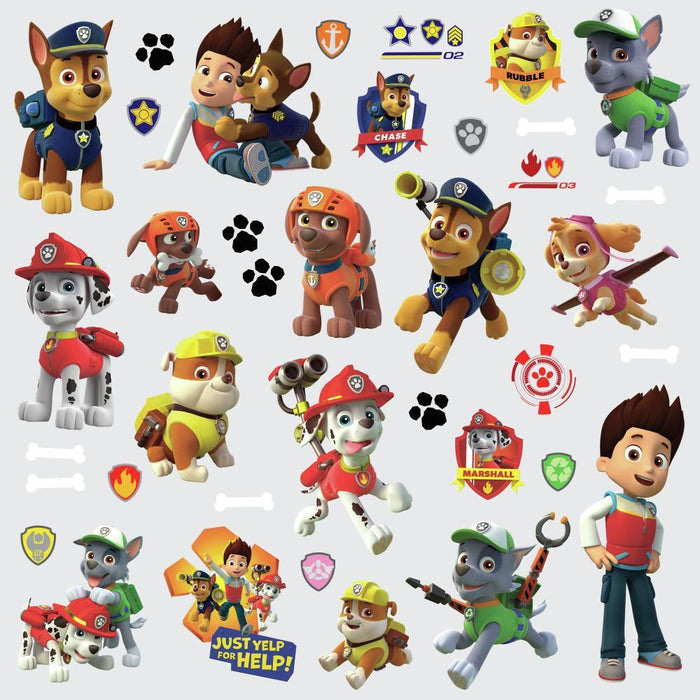 Paw Patrol Peel And Stick Wall Decals - EonShoppee