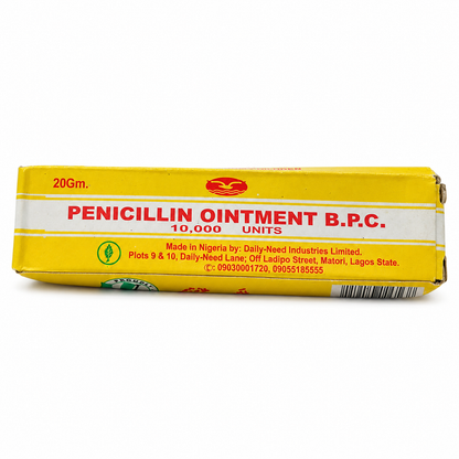 Penicillin Ointment B.P.C., topical antibiotic ointment packaged for external skin application and targeted topical care.