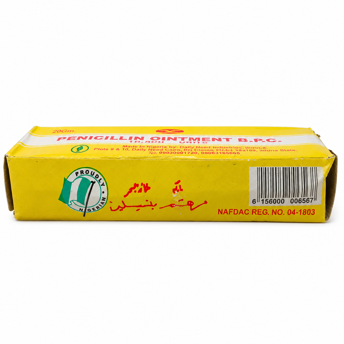 Penicillin Ointment B.P.C., topical antibiotic ointment packaged for external skin application and targeted topical care.