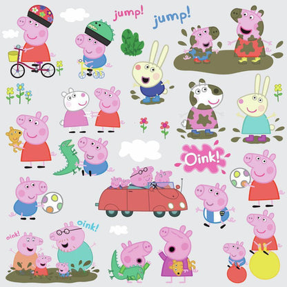 Peppa Pig Peel & Stick Wall Decals - EonShoppee