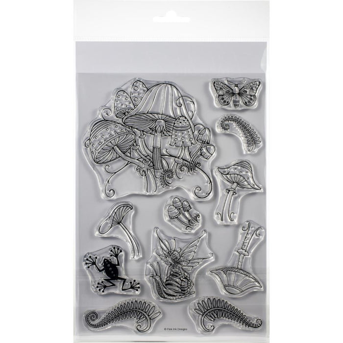 Pink Ink Designs - Fungi - A5 Stamp Set