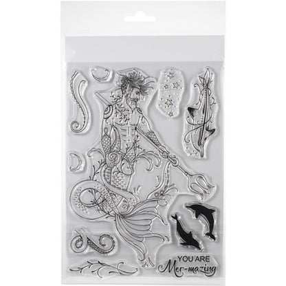 Pink Ink Designs - Neptune - A5 Stamp