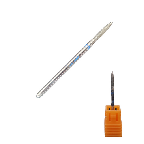P036 Sharp Pointed E-file Nail Bit | A pointed nail drill bit, commonly used for nail cuticle removal.