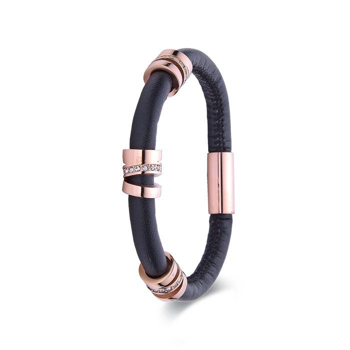 Polo Exchange ACC.ST52-BLRG,Black Leather