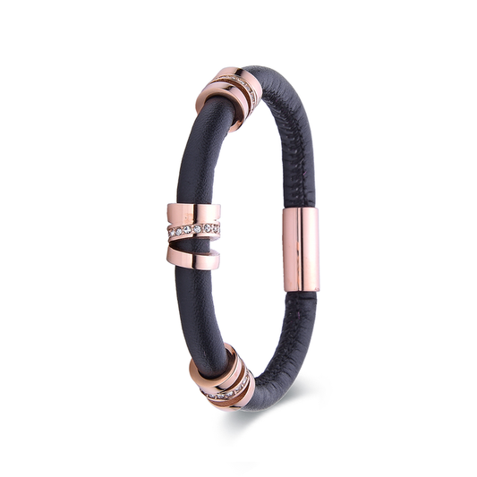 Polo Exchange ACC.ST52-BLRG,Black Leather