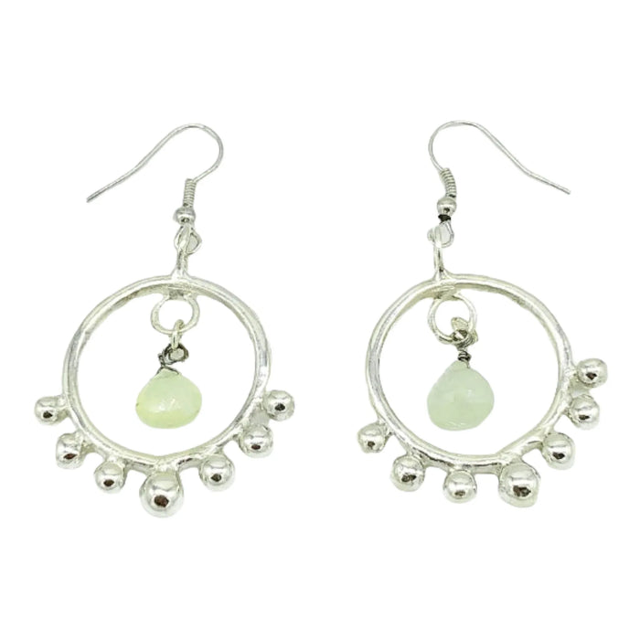 Pompeii Earrings Silver - Yelena Noah Designs