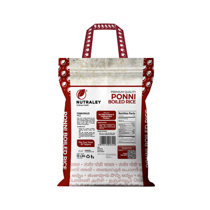 Ponni Rice-Boiled - 10 lb