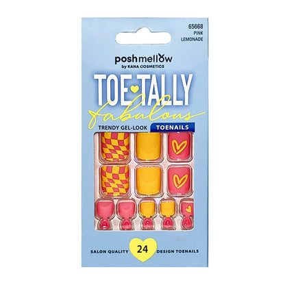 Posh Mellow Toenail Salon Quality 24 Nails - ikatehouse