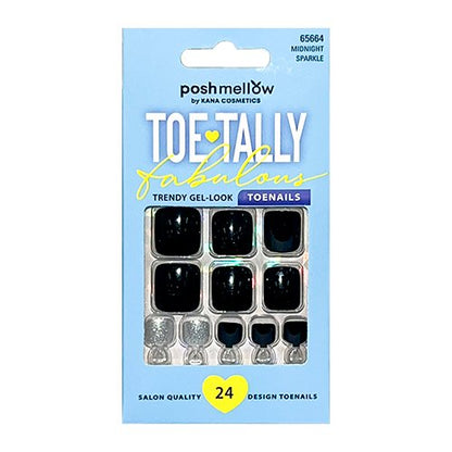 Posh Mellow Toenail Salon Quality 24 Nails - ikatehouse