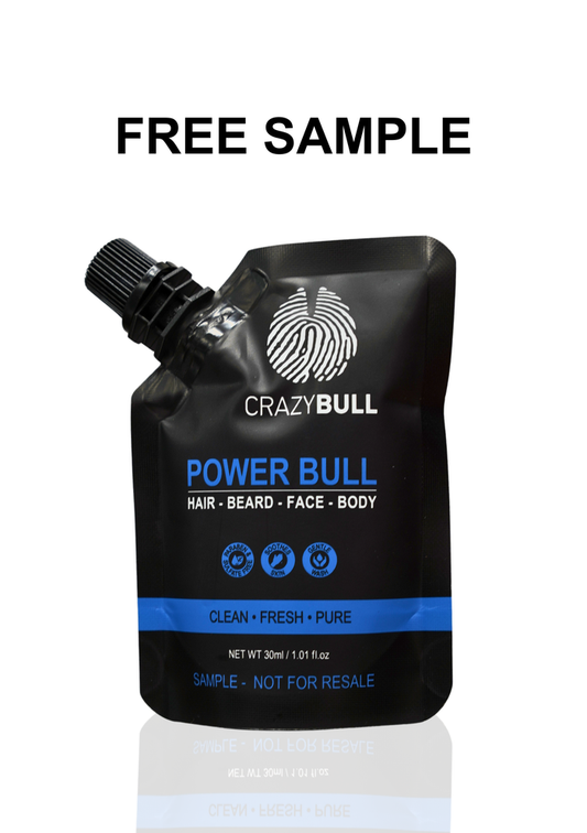 Power Bull 4-in-1 Shampoo + Body + Beard Wash – 30ml Sample Sachet