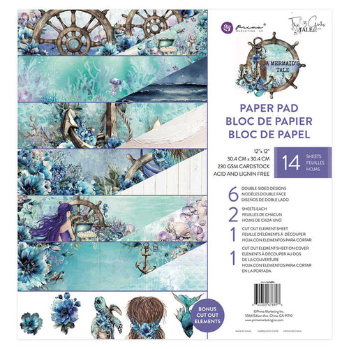 Prima - Mermaid Tale 12x12 Paper Pad