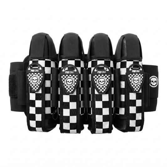 PRO DNA™ LOCKDOWN HARNESS - CHECKERED WHITE (4+7 PODS)