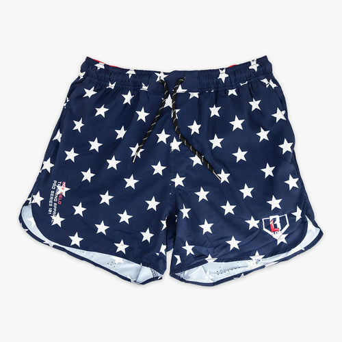 Navy Pro Series Freedom youth shorts — front view