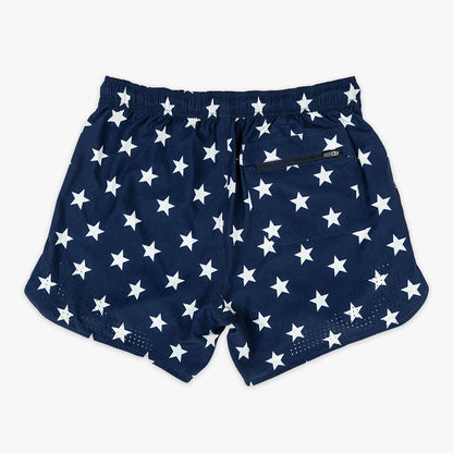 Navy Pro Series Freedom youth shorts — back view