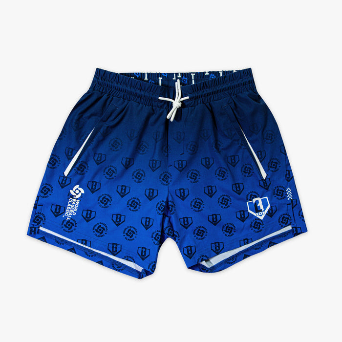 Blue Pro Series with Liner Italy shorts — front view