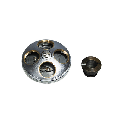 Quadruple (4) Holes Quadruple (4) Holes Nosepiece, SKU BM11015131, three quarter front view