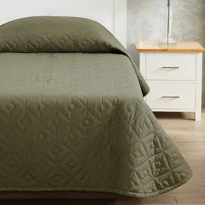 BEM Bedspread / Moss / Twin 2 PK