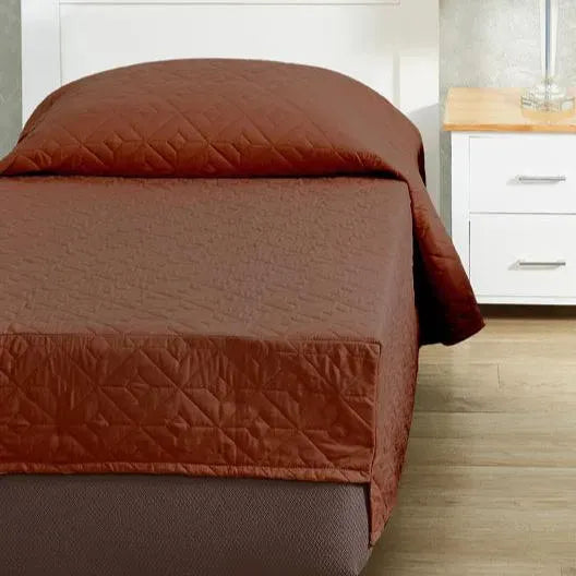 BEM Fitted Coverlets / Burgundy / Twin 2 PK
