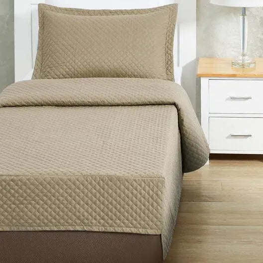 BRD Fitted Coverlets / Truffle / Twin 2 PK