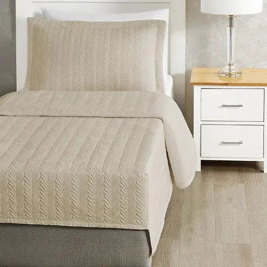 BFL Fitted Coverlets / Sand / Twin 2 PK