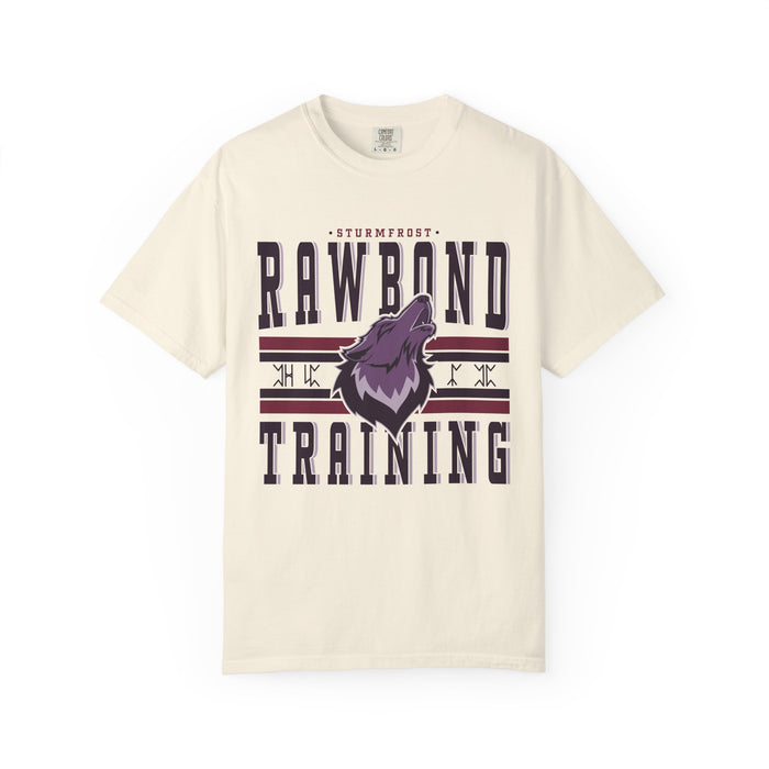 Vintage-washed Comfort Colors graphic tee from thtgrlreads, featuring Wolves of Ruin inspired bold text and a stylized howling wolf design with a relaxed unisex fit.