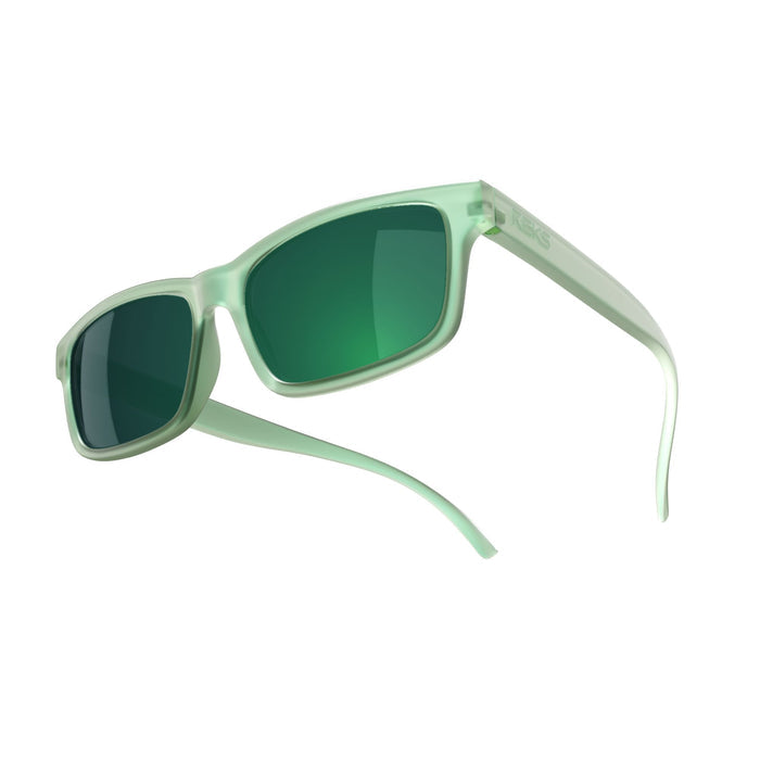 Single Vision / Solid Smoke / Green Mirror