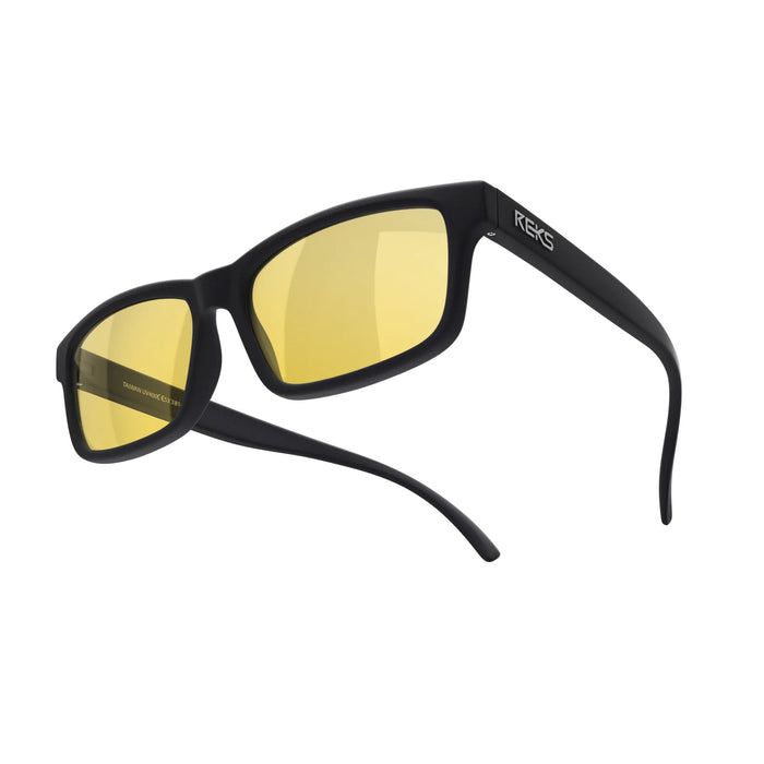 Single Vision / Solid Yellow / None