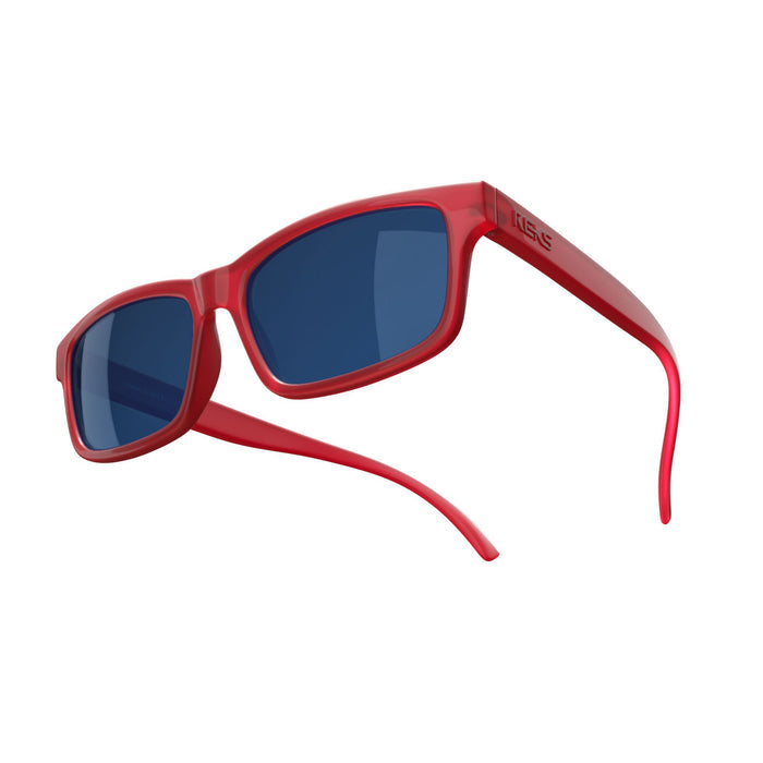 Single Vision / Rose Amber / Solid Blue Mirror