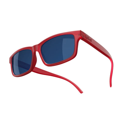 Single Vision / Rose Amber / Solid Blue Mirror
