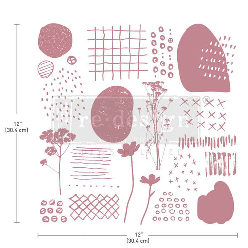 Redesign by Prima - Decor Stamp - Abstract Scribbles