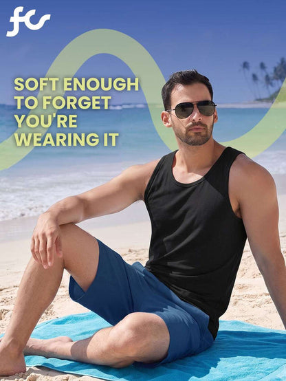 Regular Fit Organic Cotton Comfort Vest for Men (Pack of 2)