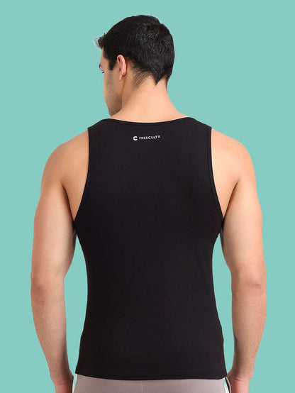 Regular Fit Organic Cotton Comfort Vest for Men (Pack of 2)