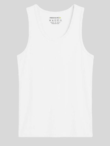 Regular Fit Organic Cotton Comfort Vest for Men-Pack of 3