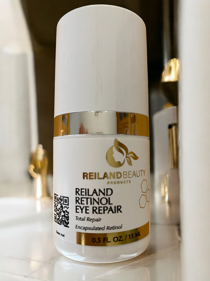 Anti-aging eye cream with retinol, ceramides, and niacinamide