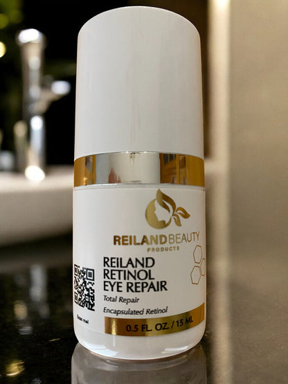 Reiland Eye Repair Cream paired with Reiland skincare serum for enhanced anti-aging routine