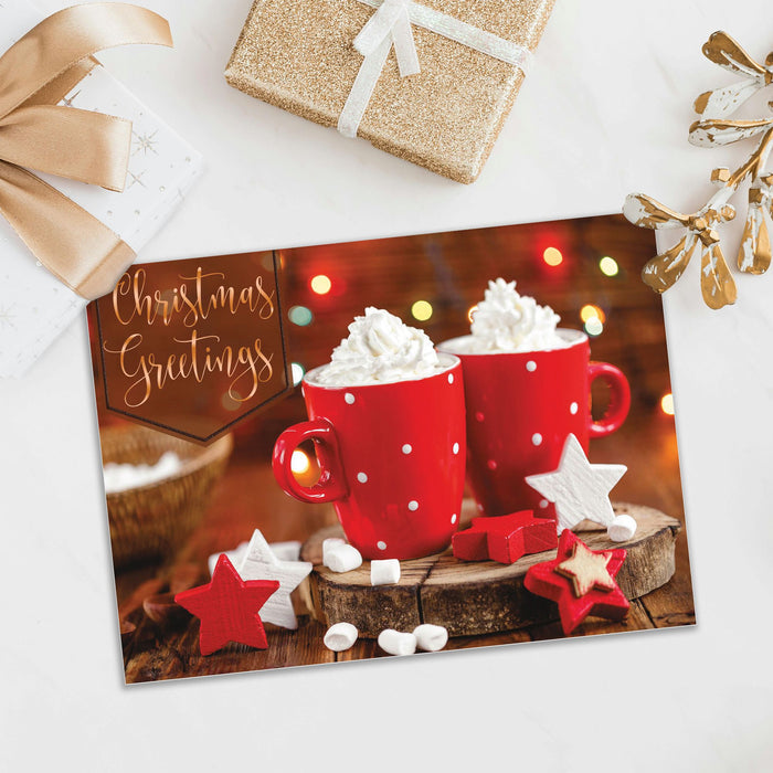 Religious Boxed Christmas Cards by Shared Blessings - Cozy Moments. 12 cards and envelopes