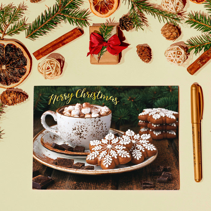 Religious Boxed Christmas Cards by Shared Blessings - Cozy Moments. 12 cards and envelopes