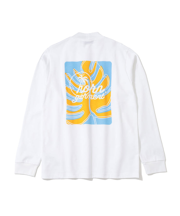 Retro Island Graphic Mock Tee
