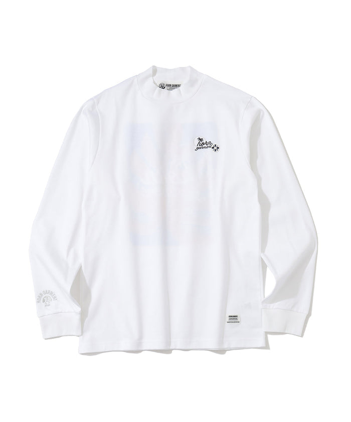Retro Island Graphic Mock Tee